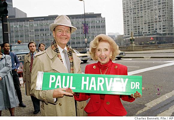 Legendary broadcaster Paul Harvey dies