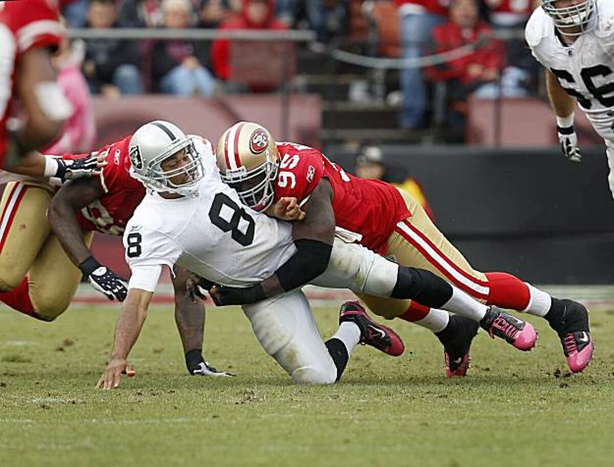 Raiders coordinator takes rap for loss to 49ers