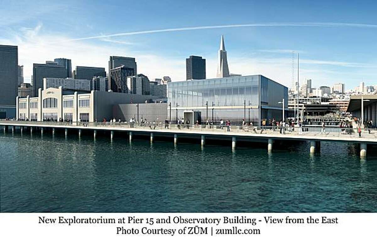 The new Exploratorium on the Bay will include the restoration of Pier 15 and the addition of a two-story observatory building as well as two acres of public space along the water. The architect for the project is EHDD