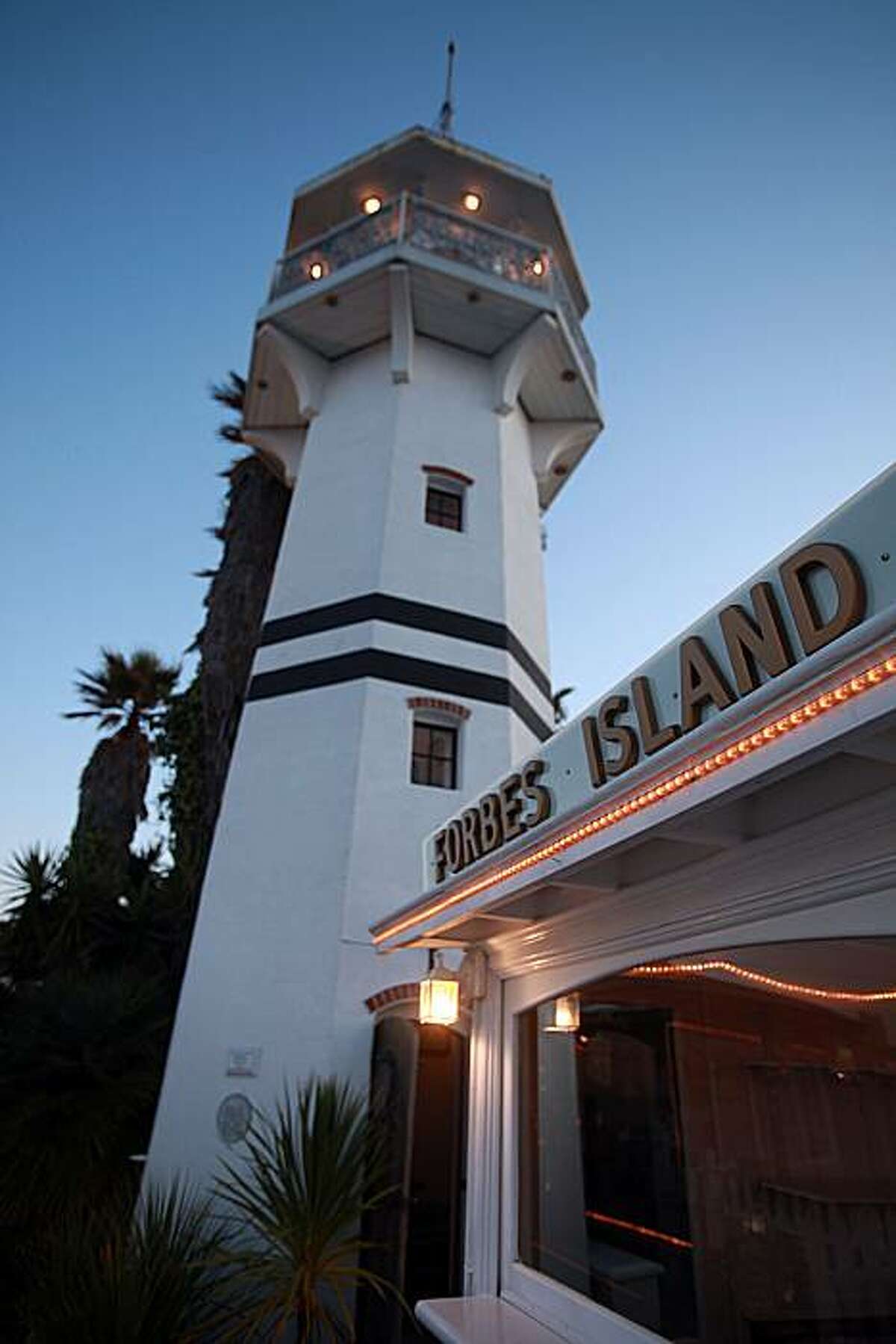 The Forbes Island Lighthouse in San Francisco on Thursday, July 1, 2010.