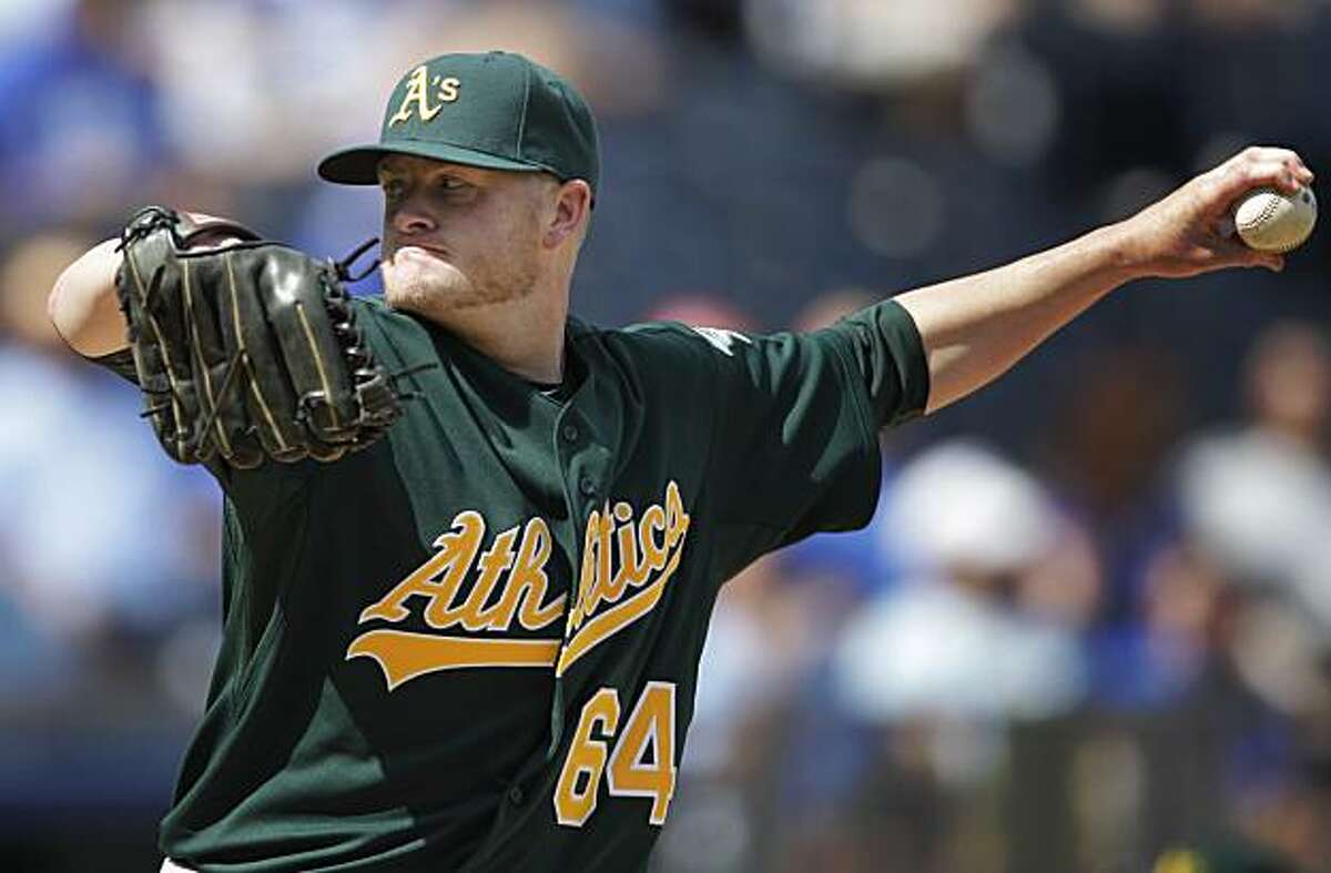 A's call-up Cramer wins big-league debut, 3-1