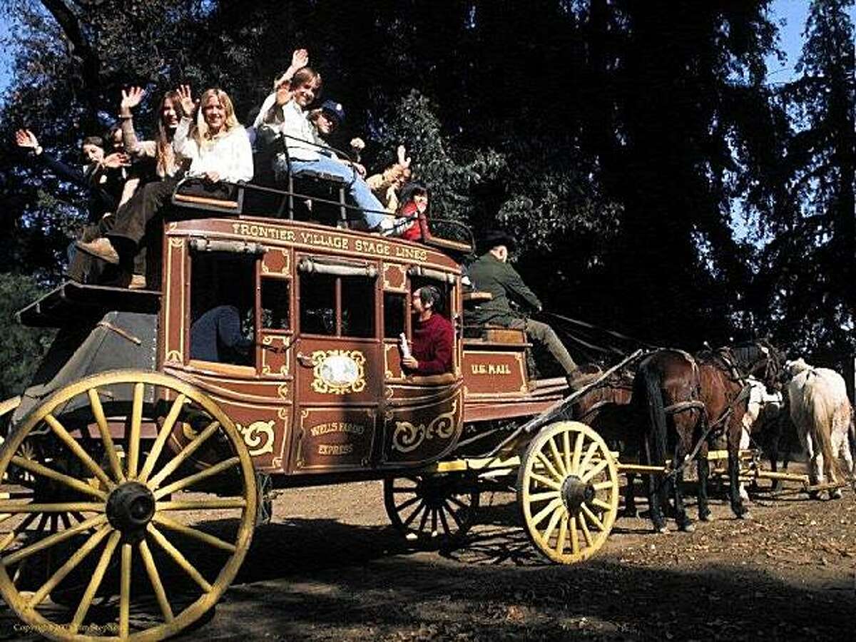 Frontier Village in San Jose was open from 1961 to 1980. A stagecoach ride was one of the attractions.