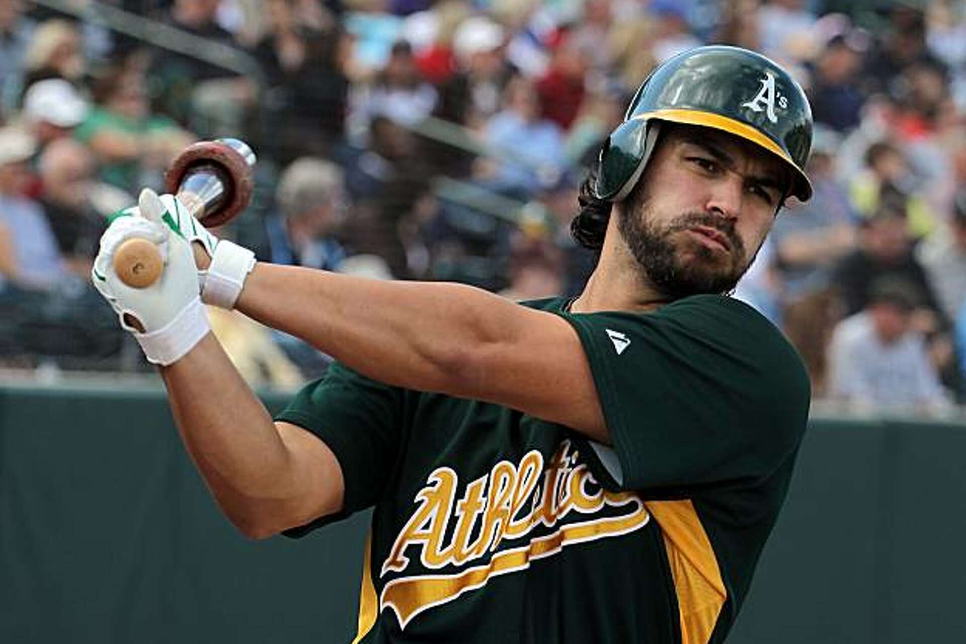 Maillot Oakland Athletics Eric Chavez #3 Majestic Taille 2XL Blanc - Baseball MLB