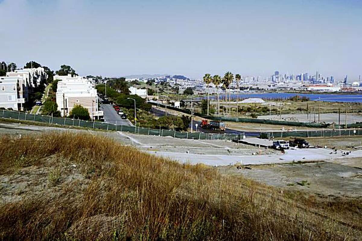Hunters Point Shipyard at the newly-developed land that Lennar Corp. plans to build houses in San Francisco, Calif., on Monday, November 2, 2009.