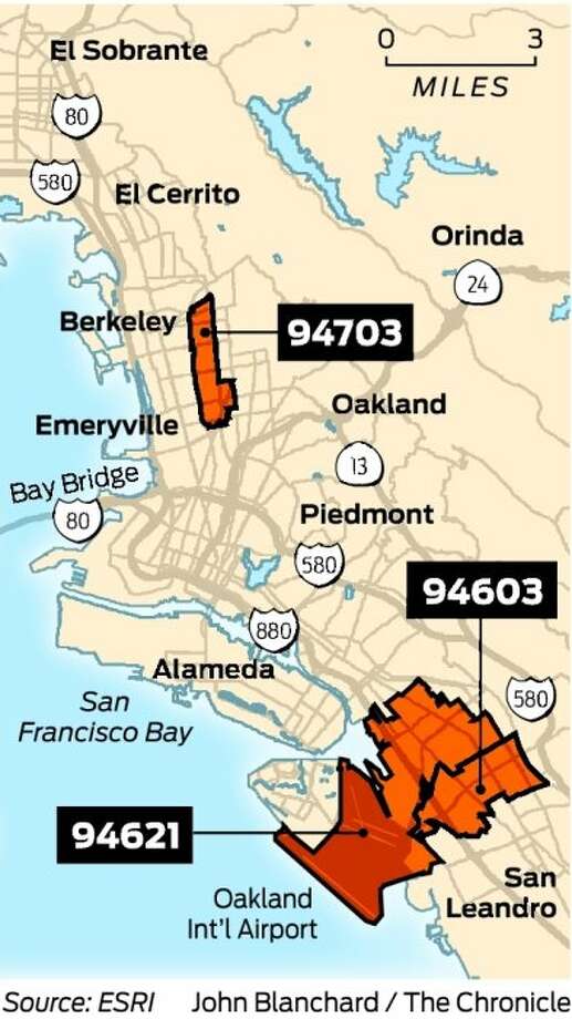 3 widely different East Bay ZIPs in hottest 10 SFGate