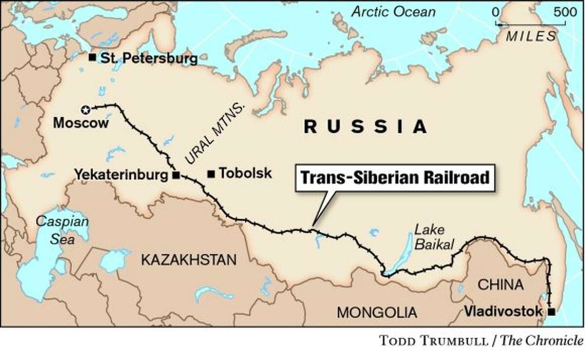 Across Russia on the Trans-Siberian Railroad