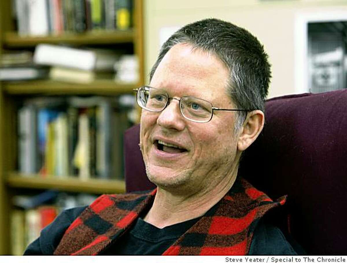 William T. Vollmann, talks during an interview at his studio in Sacramento, Calif., on Friday, Feb.1, 2008.