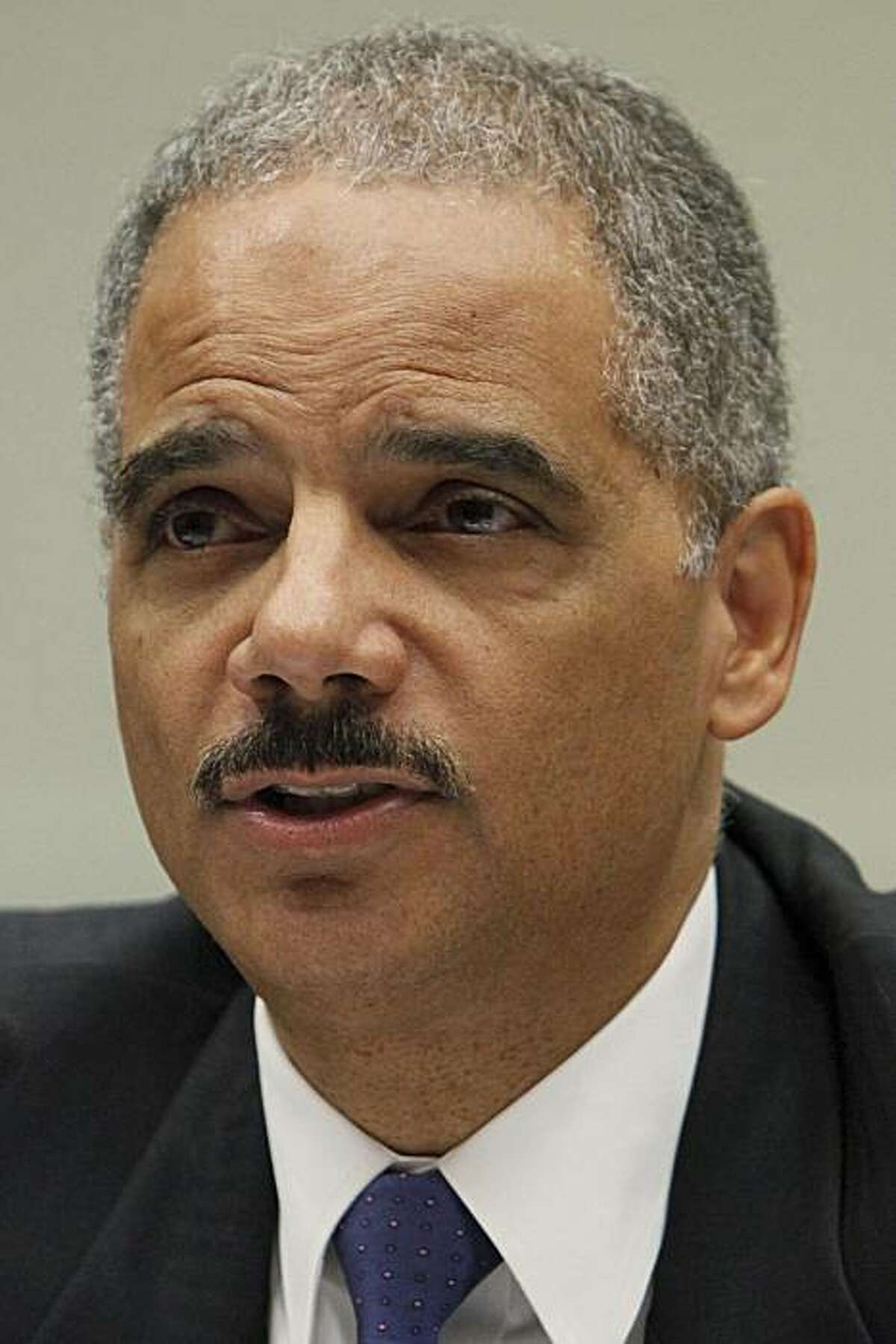 Attorney General Eric Holder in this May 13, 2010 photo on Capitol Hill in Washington.