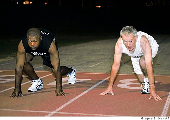 A friendship forged in trash talk, running
