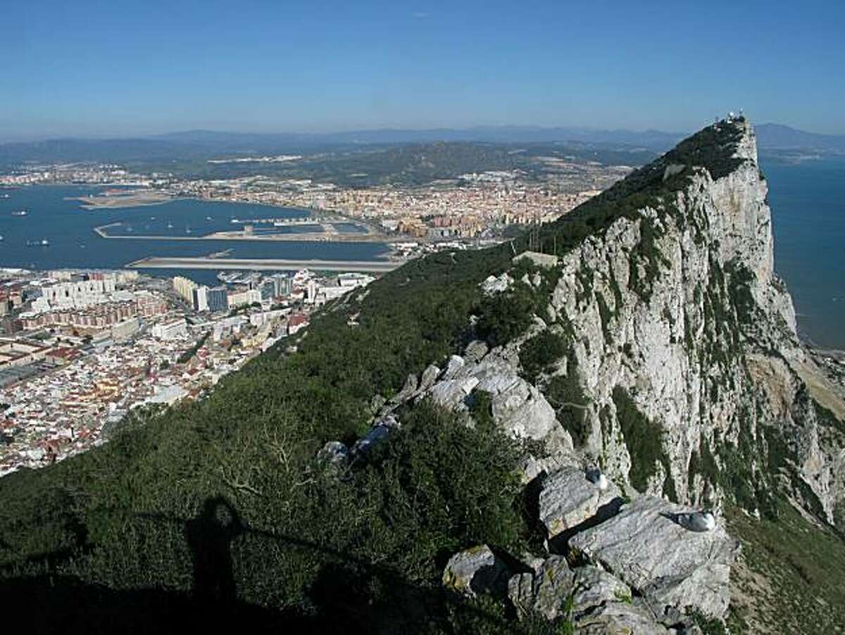 The Rock of Gibraltar is the major landmark of the area and gives its name to the densely populated town, home to almost 30,000 Gibraltarians.