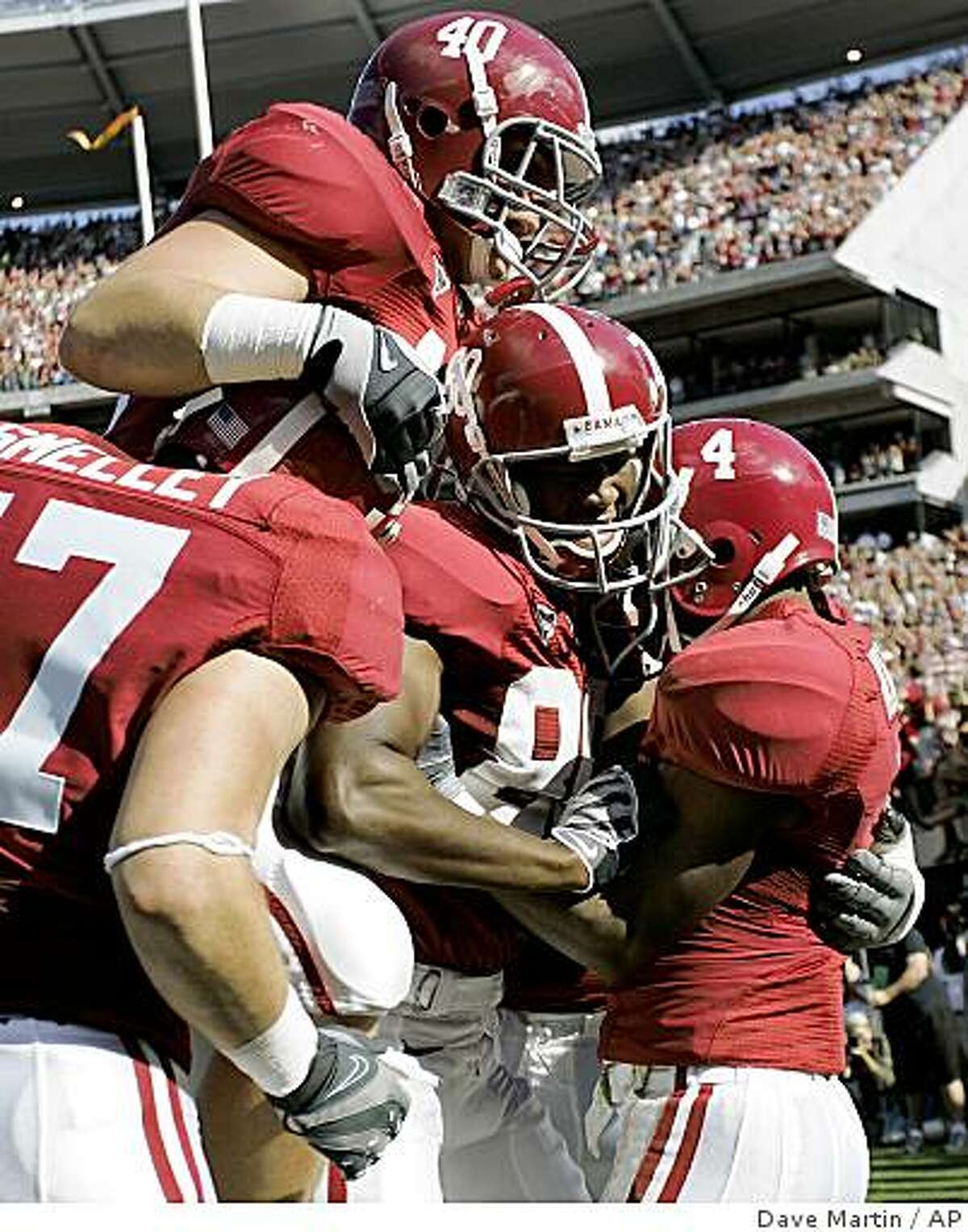 Georgia Bulldogs KNOWSHON MORENO, MATTHEW STAFFORD & DANNEL