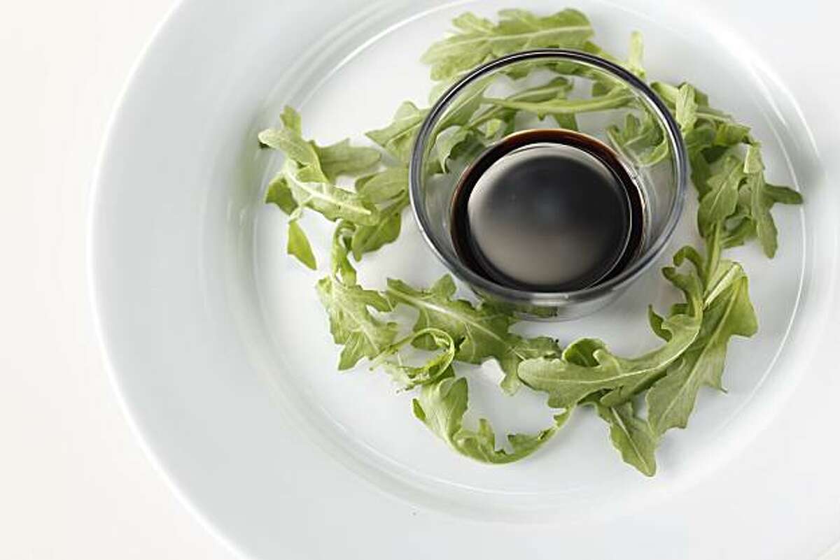 Balsamic Vinegar and Arugula in San Francisco, Calif., on May 5, 2010. Food styled by Katie Popoff.