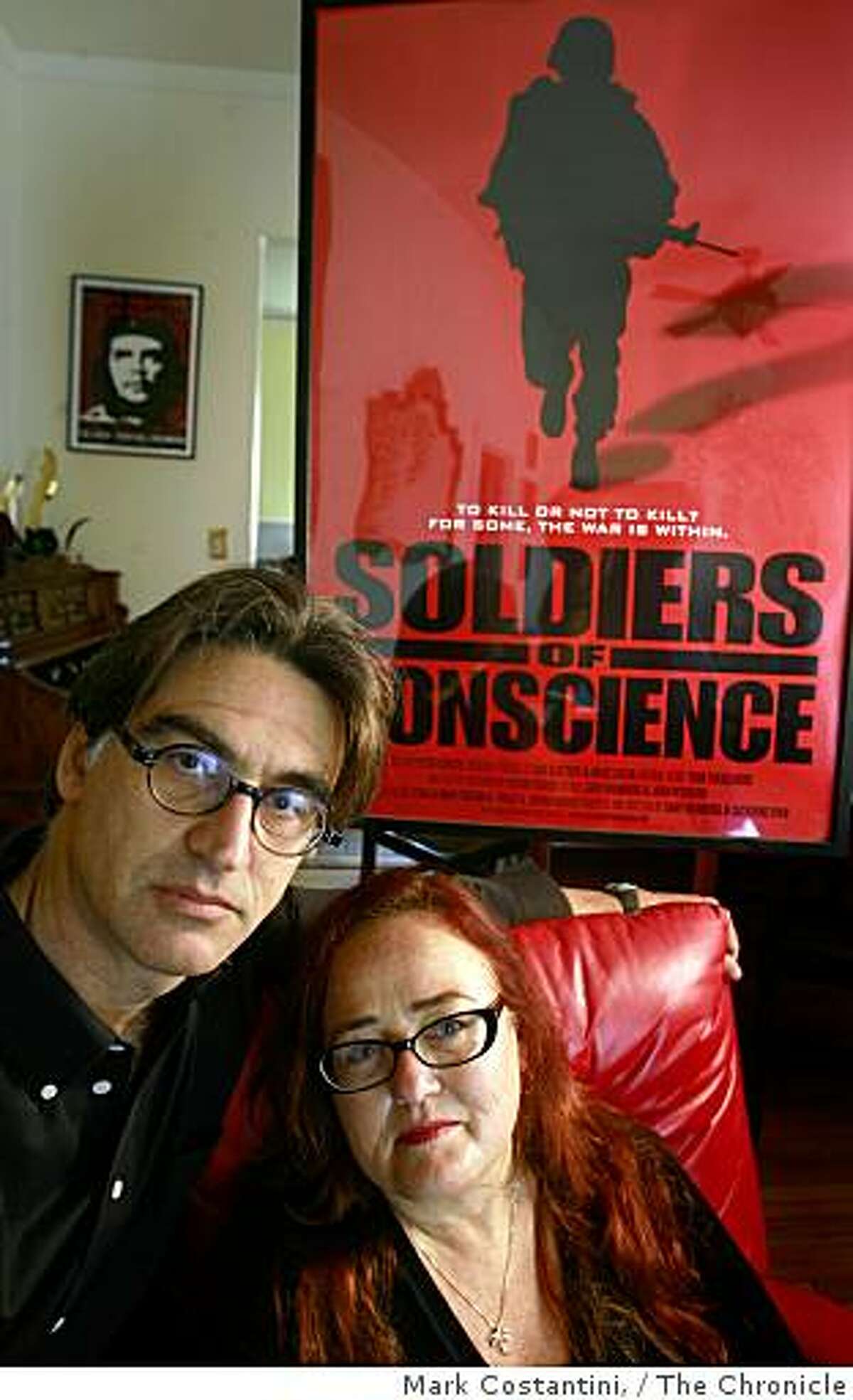 Gary Weimberg(left) and Catherine Ryan, who have been making award-winning documentaries for over 20 years pose in Berkeley, Calif., on Wednesday, October 8, 2008