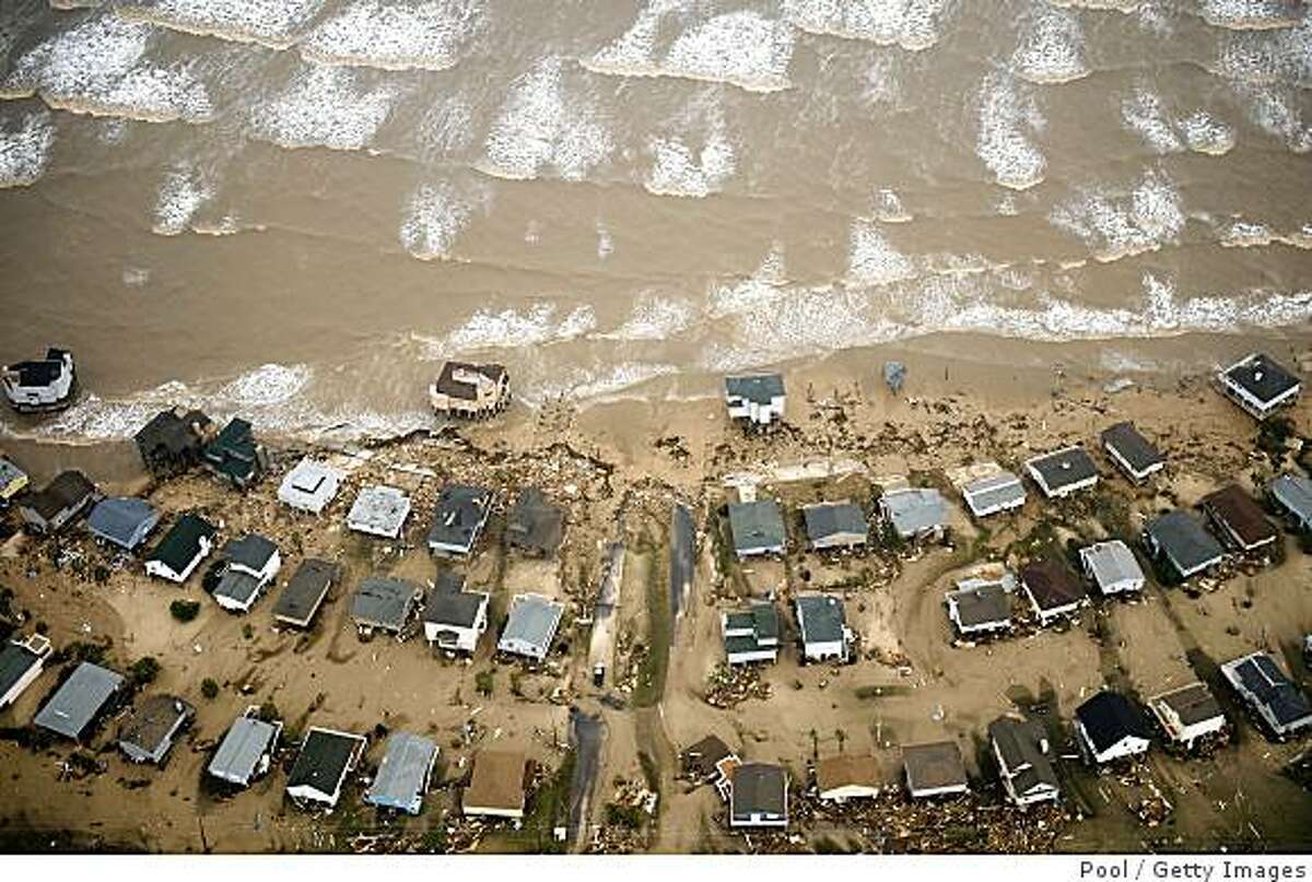 Galveston races to clean up beaches after Ike