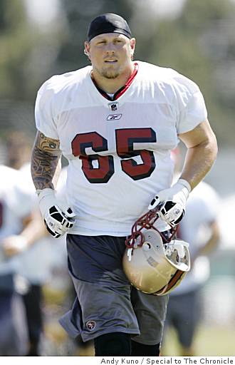 Wide receiver ASHLEY LELIE during a mini-camp workout at the