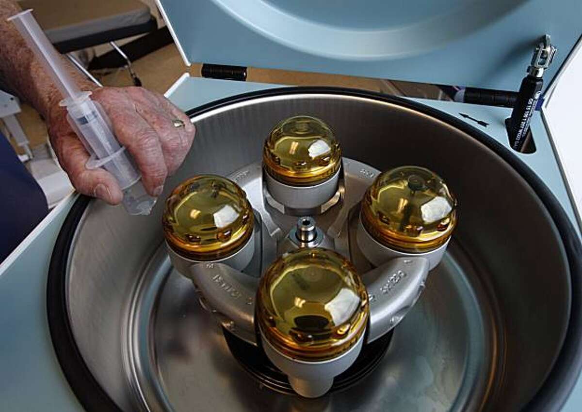 Blood spinning promising; studies inconclusive