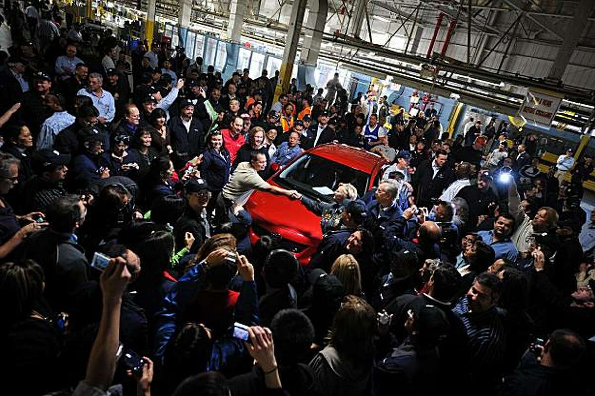 The last Corolla rolled off the assembly line at the New United Motor Manufacturing Inc. plant in Fremont, Calif., Thursday April 1, 2010.