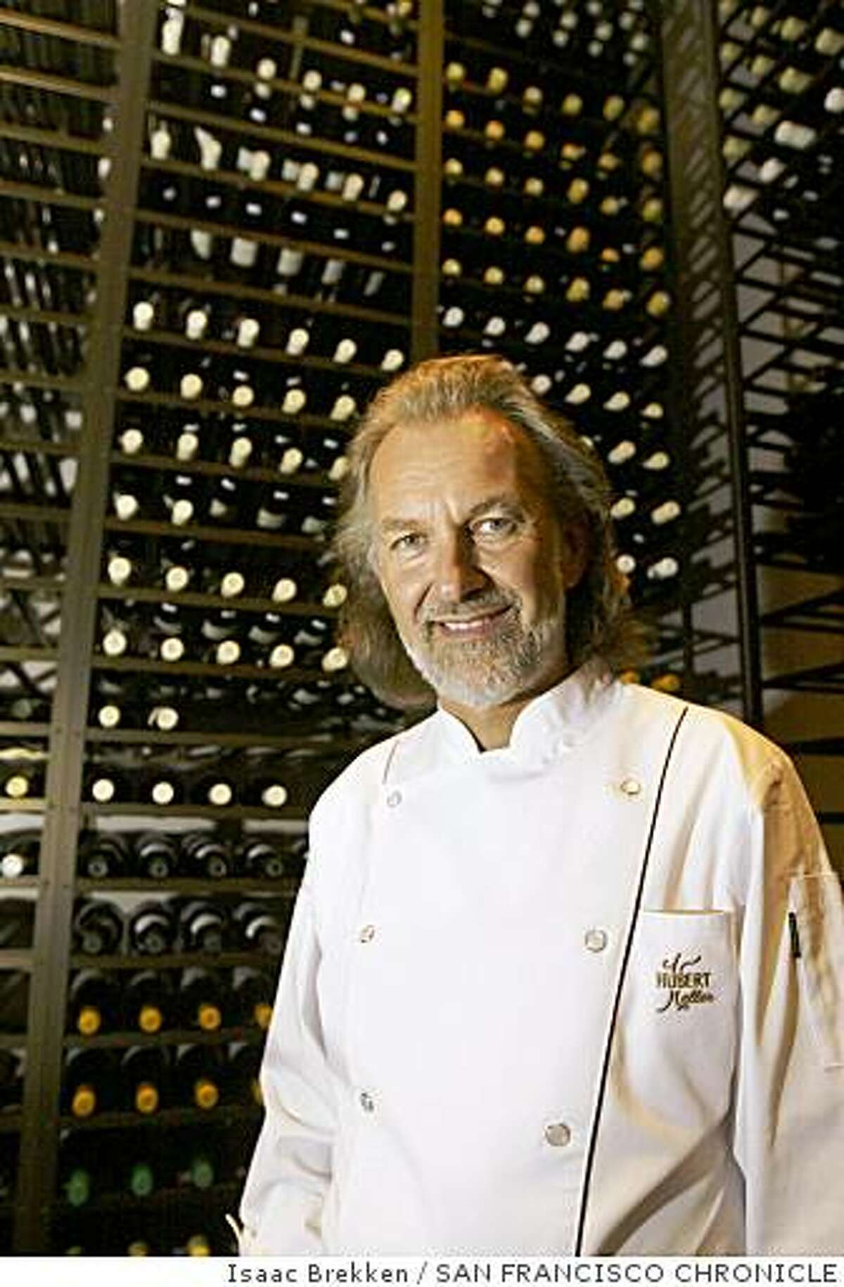 Chef Hubert Keller at his restaurant Fleur de Lys at Mandalay Bay in Las Vegas in 2005.