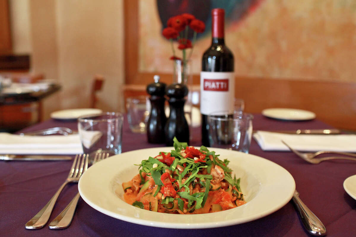 Piatti, 255 E. Basse Road at Quarry Market, Suite 500, 210-832-0300 Meet for a power lunch: Since it opened nearly 15 years ago, Piatti has been a hotspot for business meetings and lunches. In fact, if you want to impress your client, you'd best make a reservation, as lines can get long at noon. Its reputation as a good meeting place is spot on; service is excellent without being pretentious or overbearing. A private room offers space for larger business meetings.