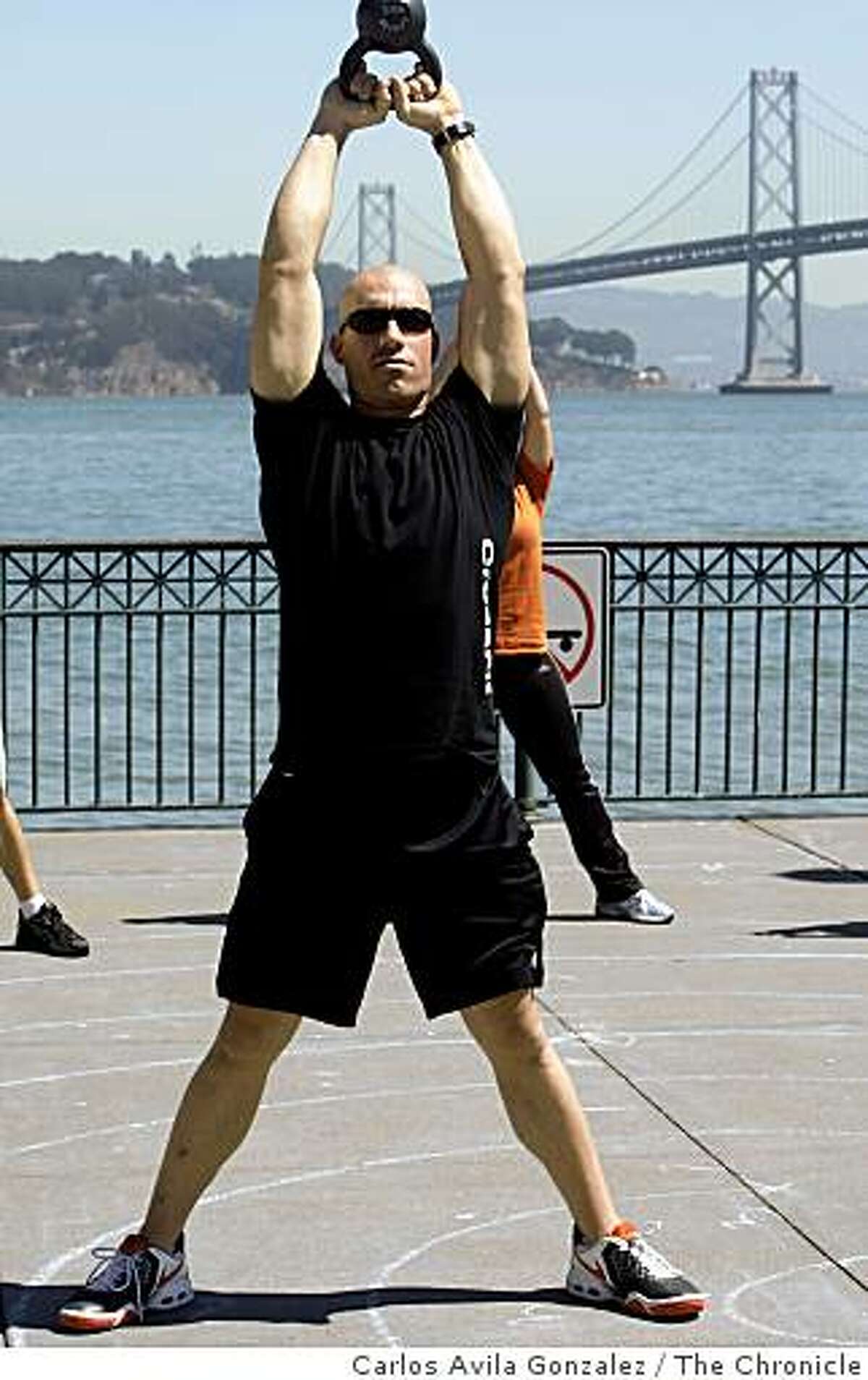 Chris LaLanne, grandnephew of Jack LaLanne, the 93-year-old fitness guru who was born in San Francisco, is giving his famous relative a run for his fitness money. LaLanne, with ripped body and shaved head, has just opened his own gym in San Francisco's South of Market. LaLanne the younger trained for years with LaLanne the elder, but has tweaked his mentor's approach to make it his own.