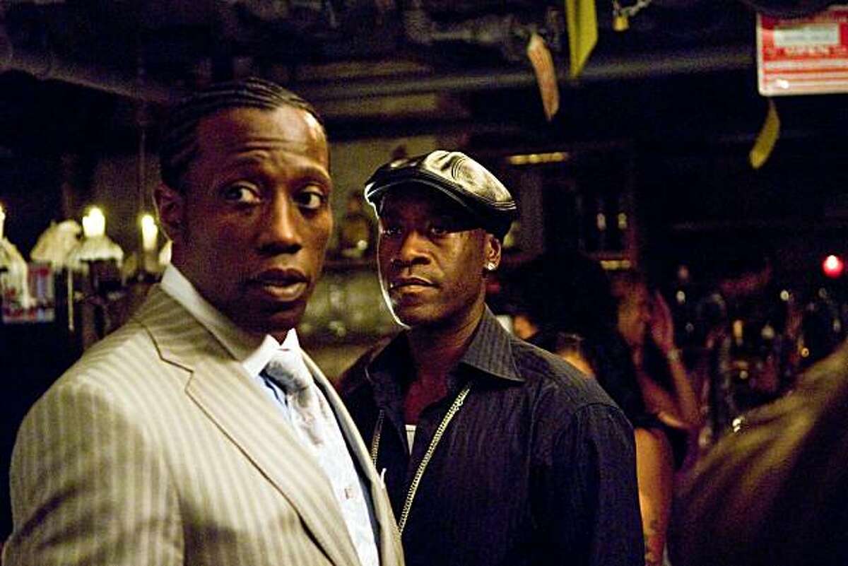 (Left to right.) Wesley Snipes and Don Cheadle star in Overture Films?• BROOKLYN?•S FINEST.