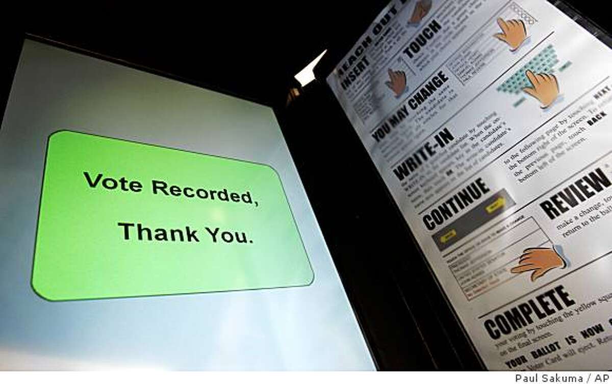 Touchscreen voting machines on the scrap heap