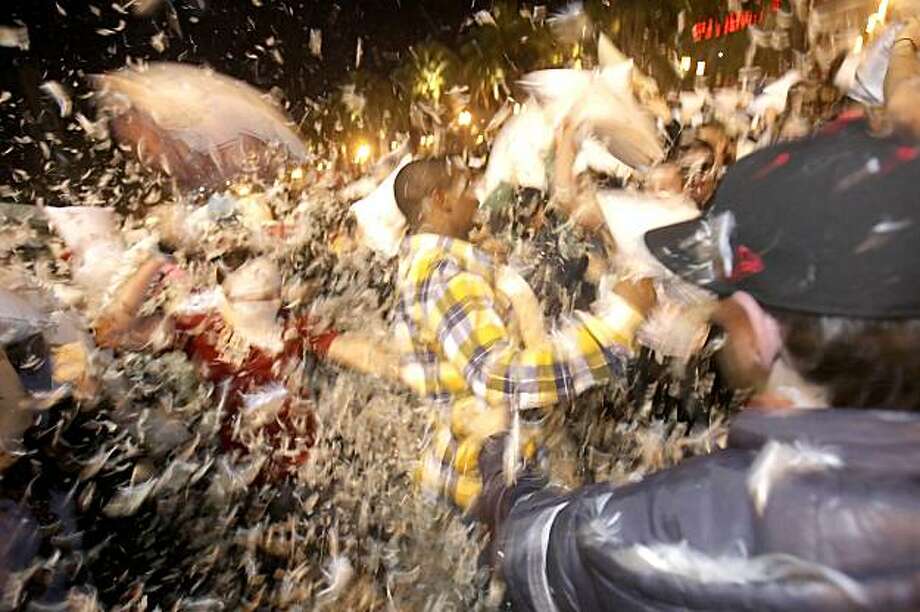 Days Of Being Soft On Pillow Fight Over Sfgate