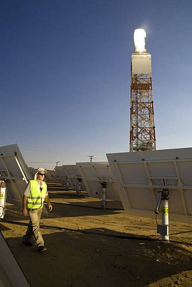 Solar power plant breaks ground in Mojave Desert - SFGate
