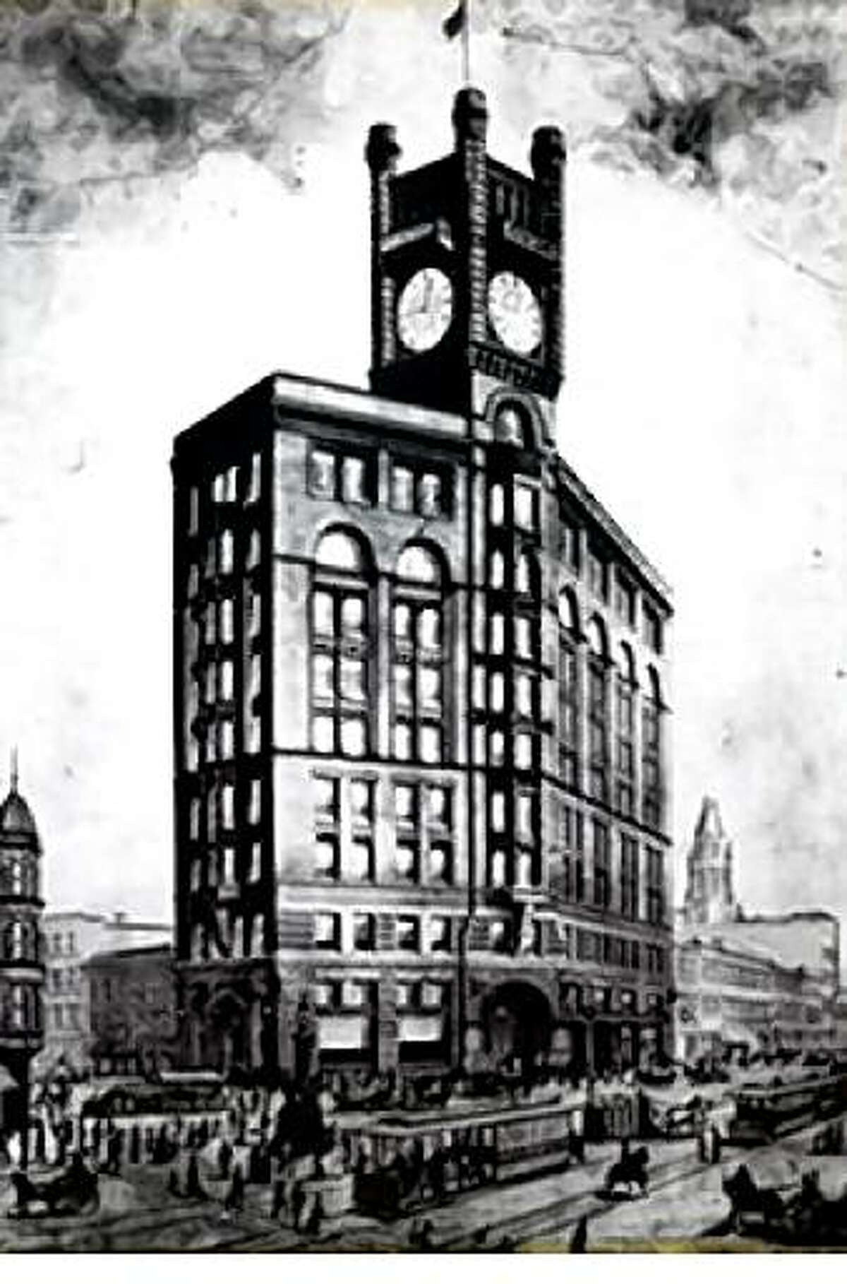 Original 1890's Chronicle building located at 690 Market St. by famous Chicago architectural firm Burnham & Root