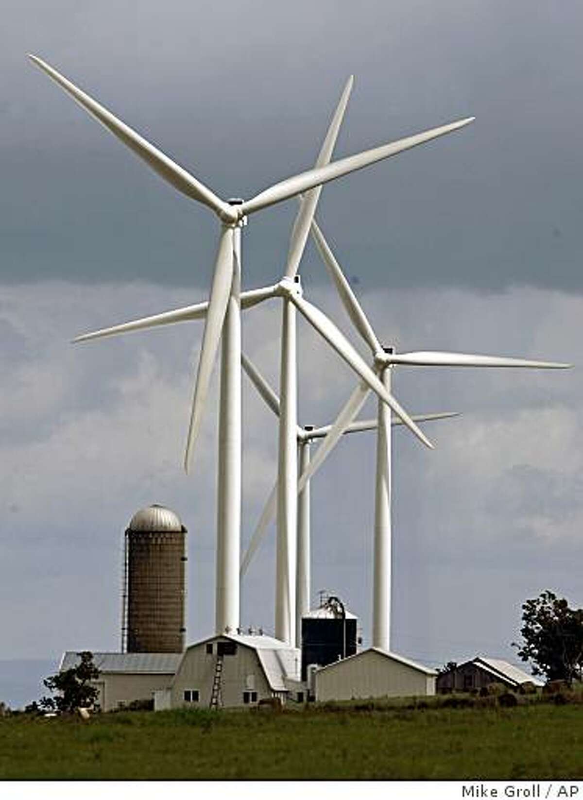 Wind farm brings prosperity, angst to village