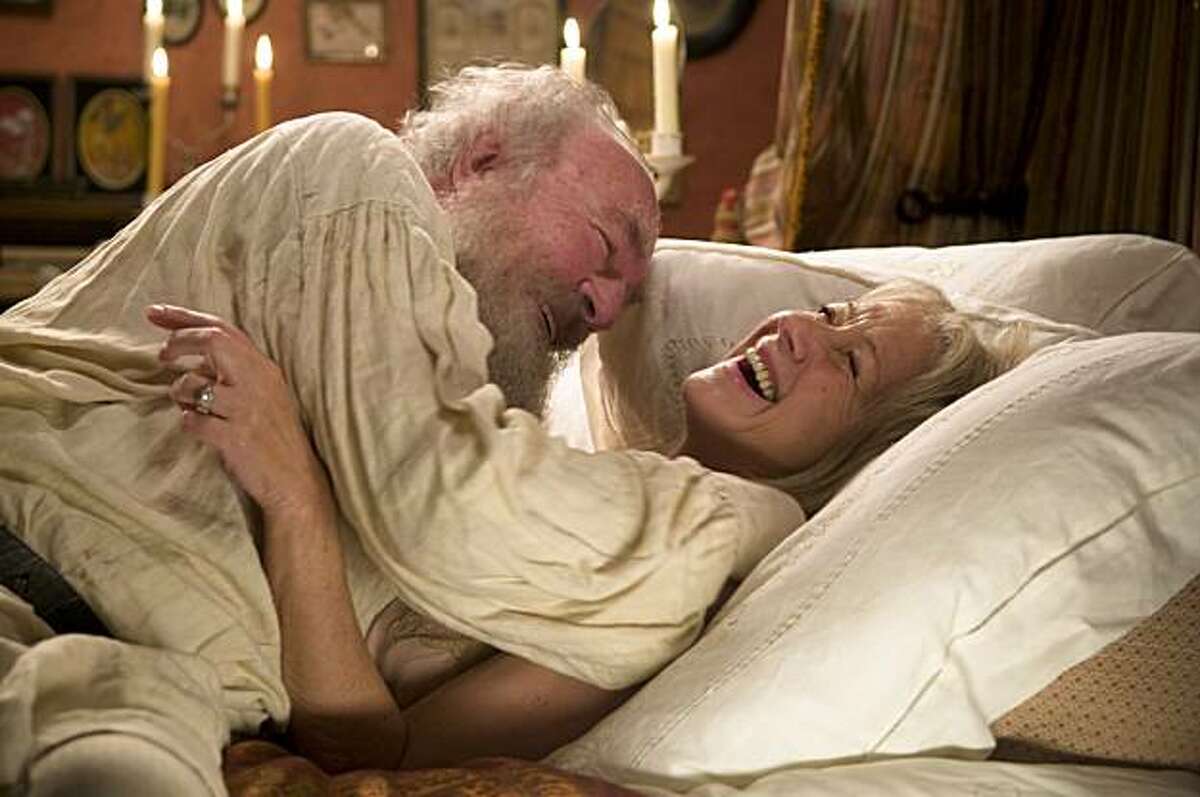 Helen Mirren as Sofya Tolstoy and Christopher Plummer as Leo Tolstoy in "The Last Station."