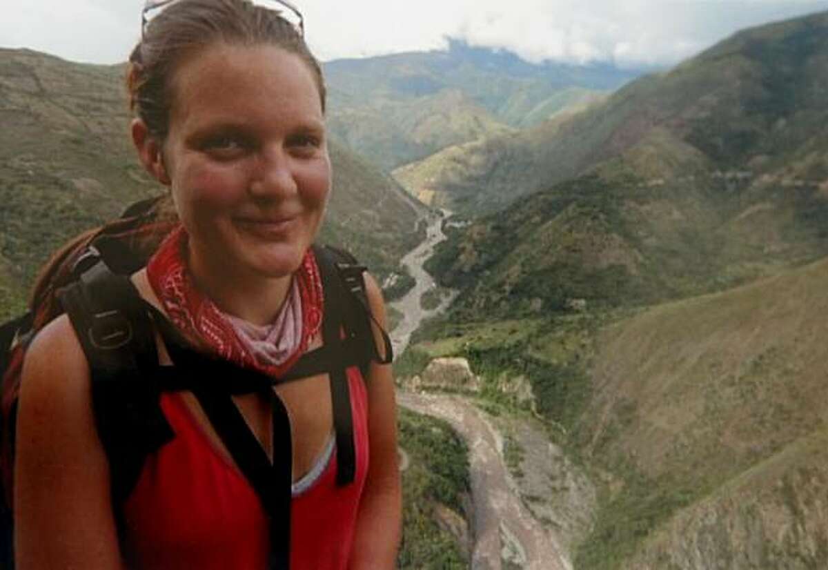 A copy photo of Nina Nilssen when she was known as a world traveler, Sunday Jan. 24, 2010 in San Francisco, Calif. Nilssen was slain Tuesday in Antigua, where she was accompanying her sister on a cruise.