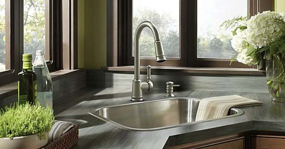 Moen S Lindley Eco Performance Kitchen Faucet Sfgate