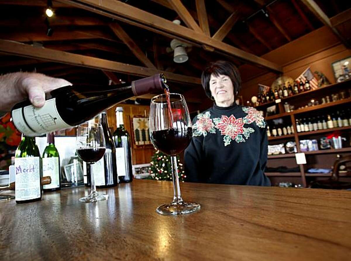 Tasting room Point Reyes Vineyards