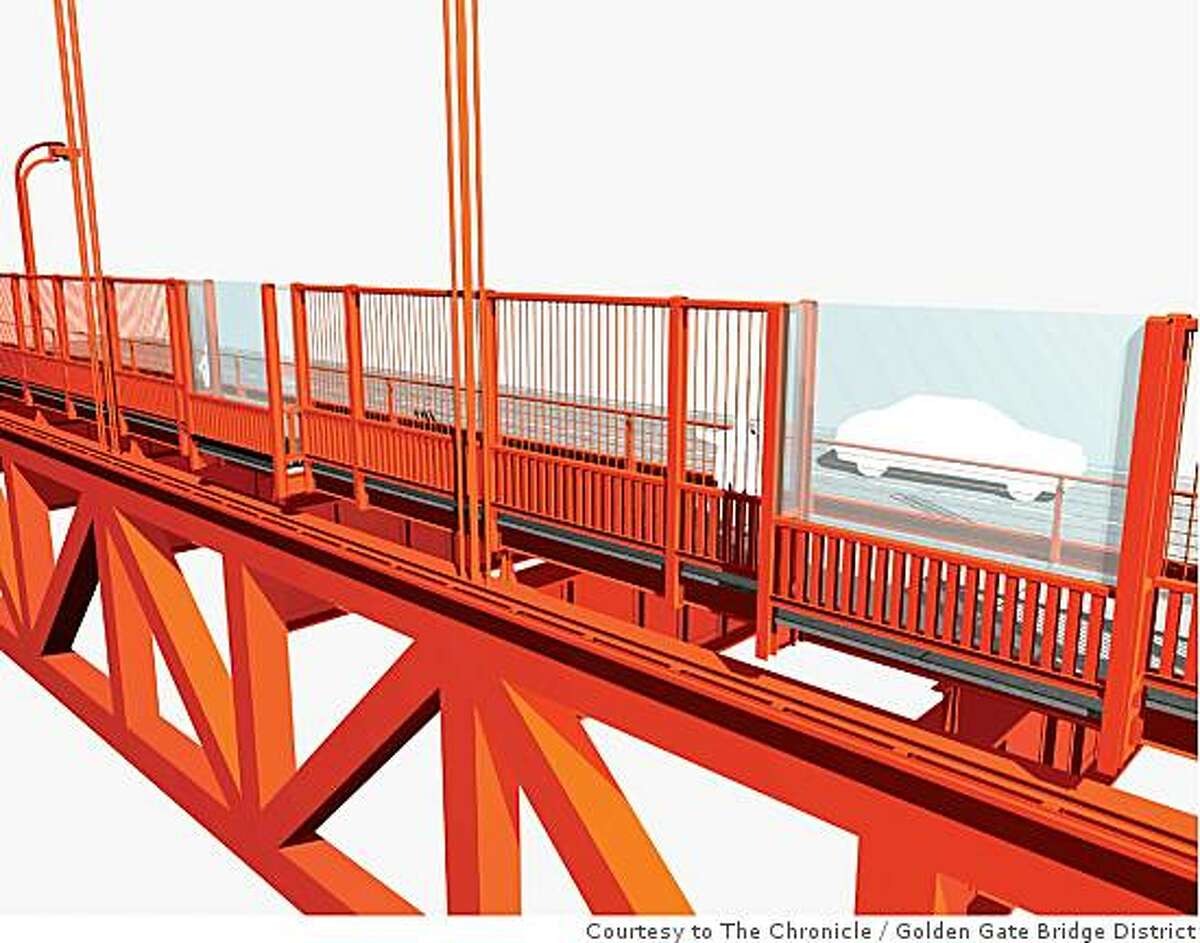Judging the bridge's 5 suicide barrier designs