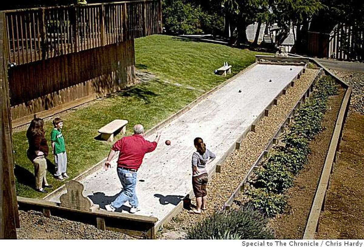 Bocce, the perfect complement to wine tasting