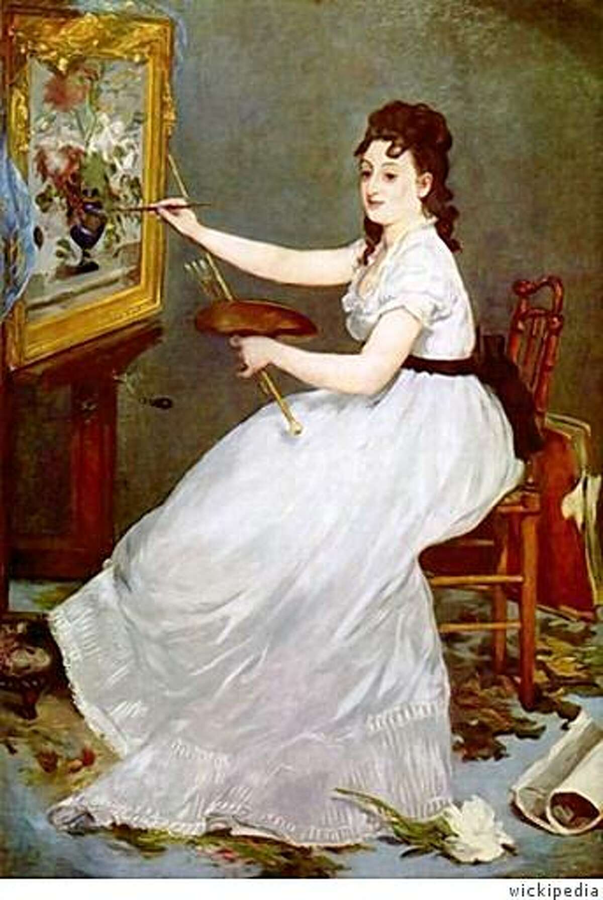 "Portrait of Eva Gonzales" by Edouard Manet