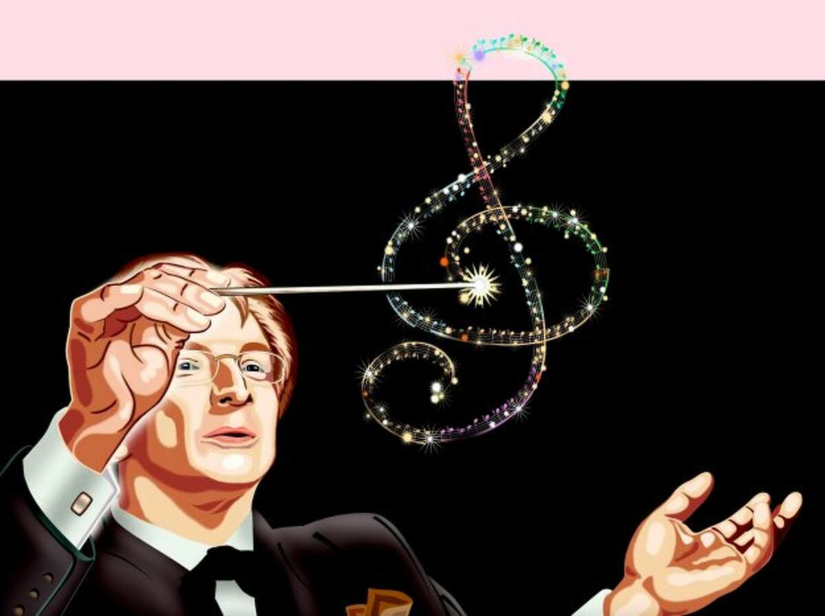 For conductor's, magic of music in the baton