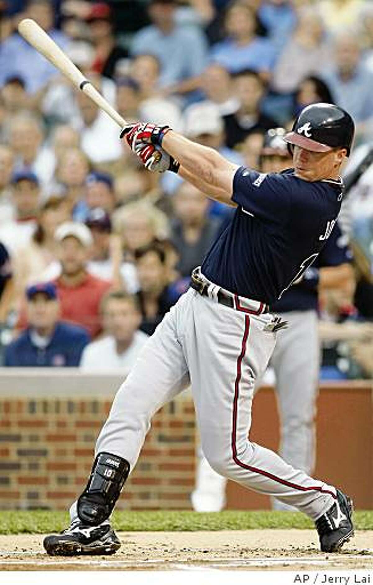 Chipper Jones trying not to strike out with third wife