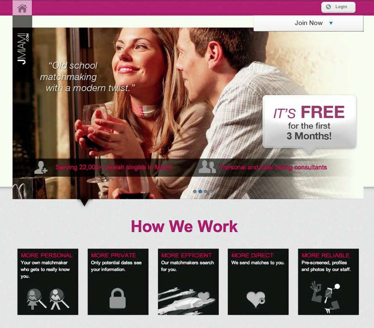 Jewish singles can use websites such as JMiami to find them a match.