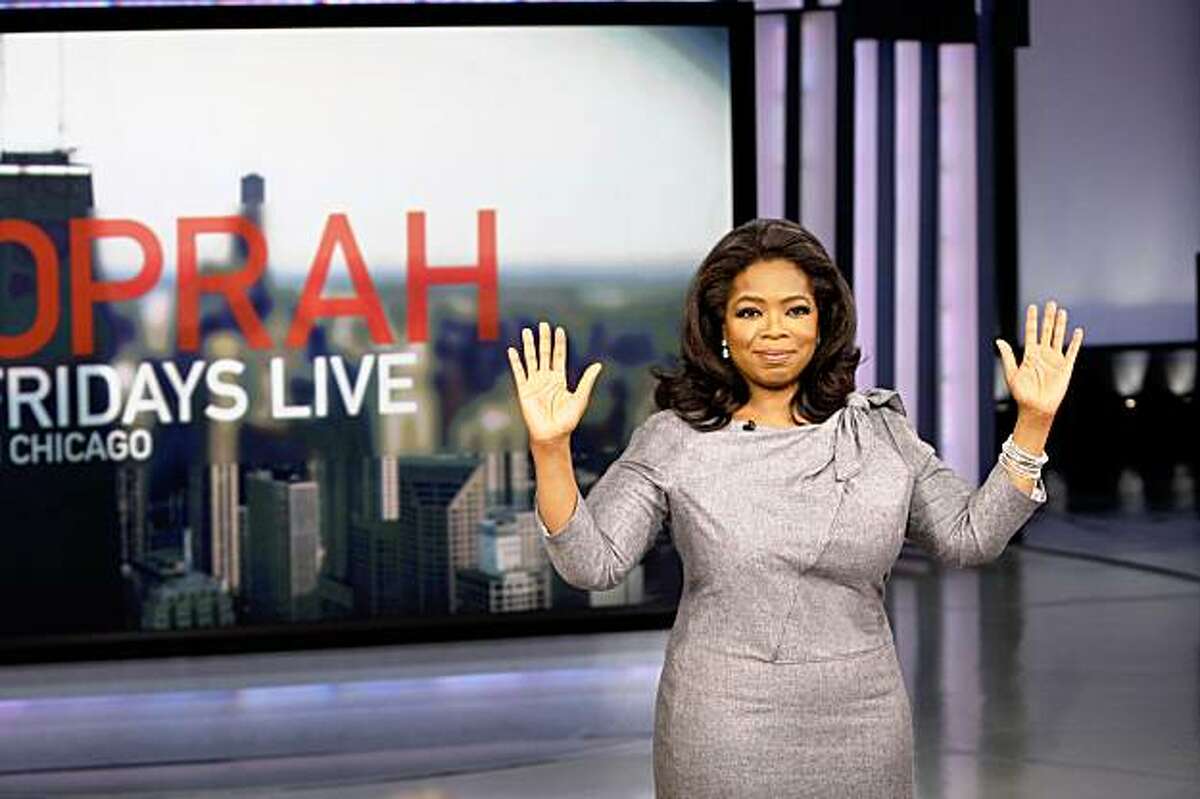 In this photo taken Friday, Nov. 20, 2009 and provided by Harpo Productions Inc., talk-show host Oprah Winfrey announces during a live broadcast of "The Oprah Winfrey Show" in Chicago that her daytime television show, the foundation of a multibillion-dollar media empire with legions of fans, will end its run in 2011 after 25 seasons on the air. (AP Photo/Harpo Productions, Inc., George Burns) MANDATORY CREDIT, NO SALES