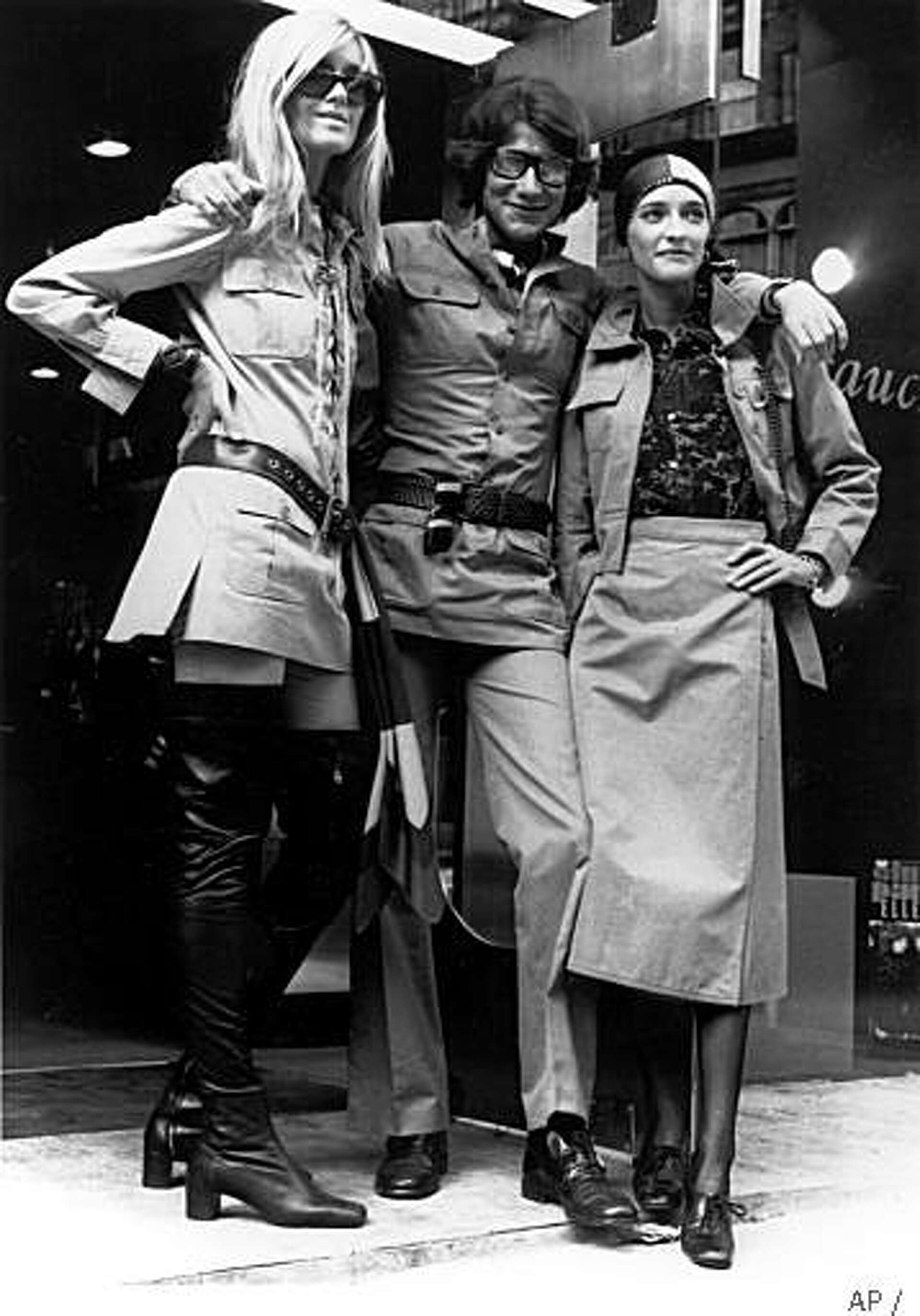 Brilliant designer Yves Saint Laurent dies