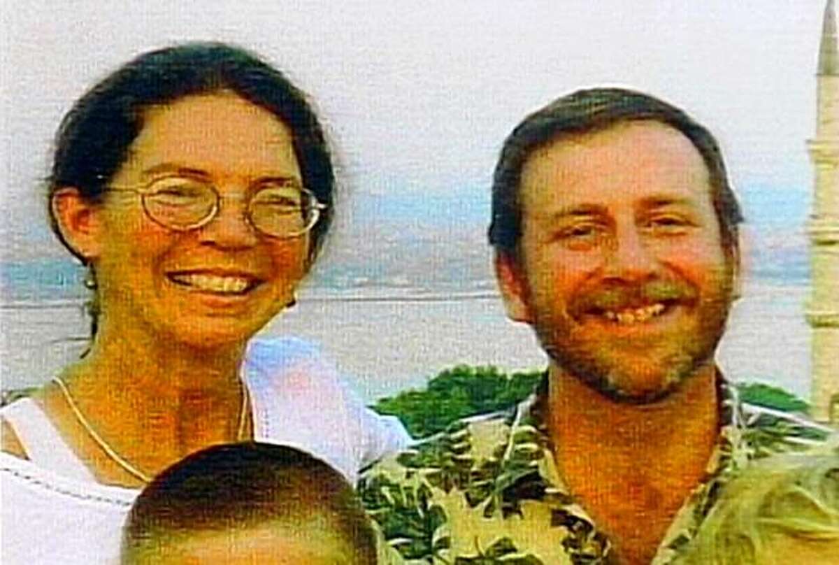Photo of (left) Julie Rogers, wife of Paul Rogers (on right).