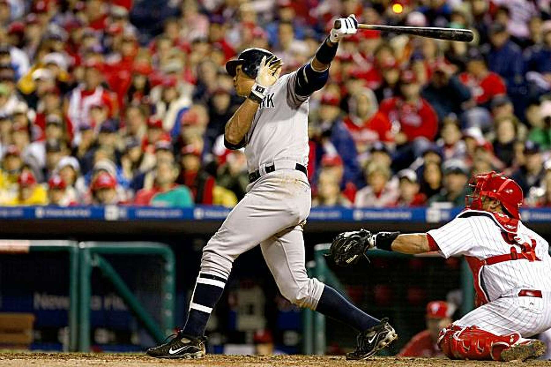 Nick Swisher Game three of the 2009 MLB World Series 2 Run Home Run 