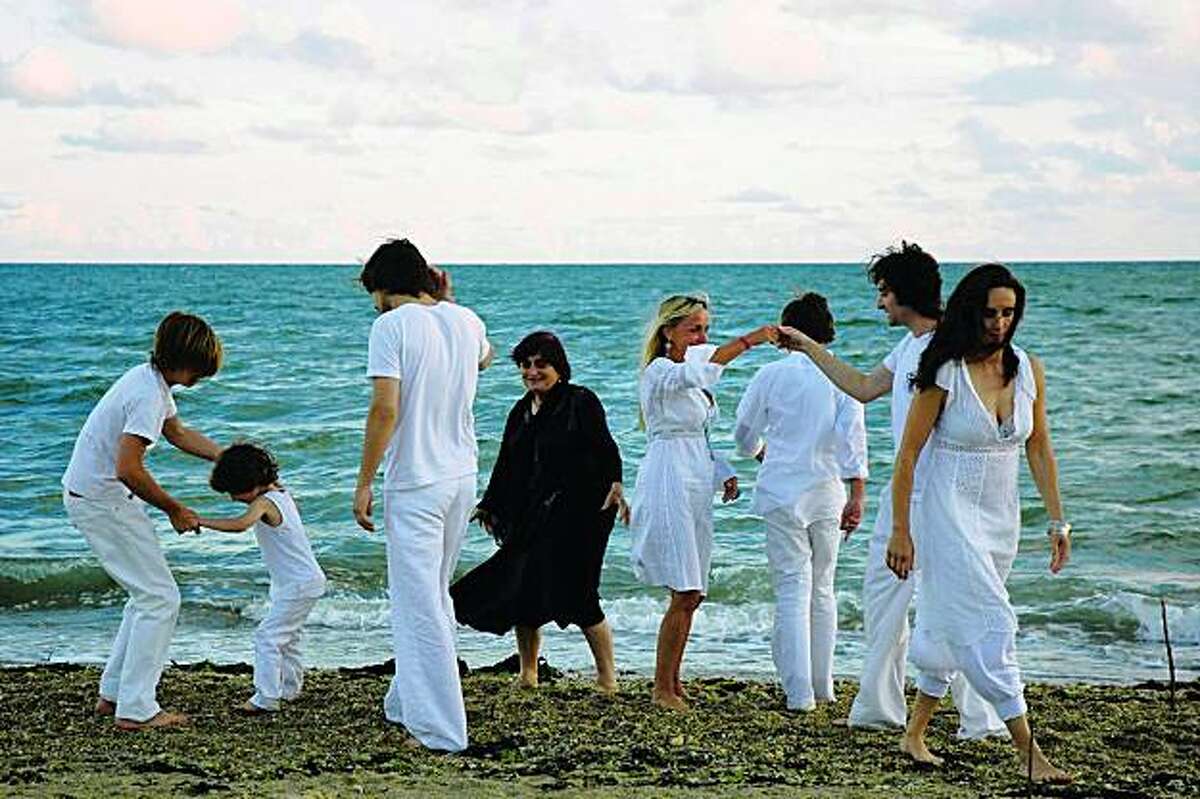 Agnes Varda and her family in “The Beaches of Agnes.