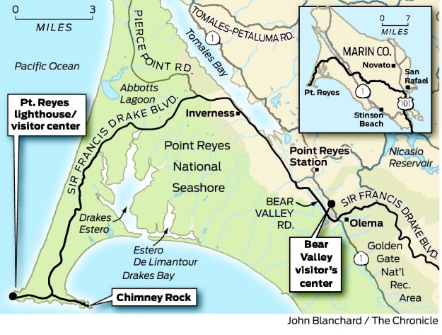 Point Reyes Rv/campsite Map Sunday Drive: Point Reyes Light