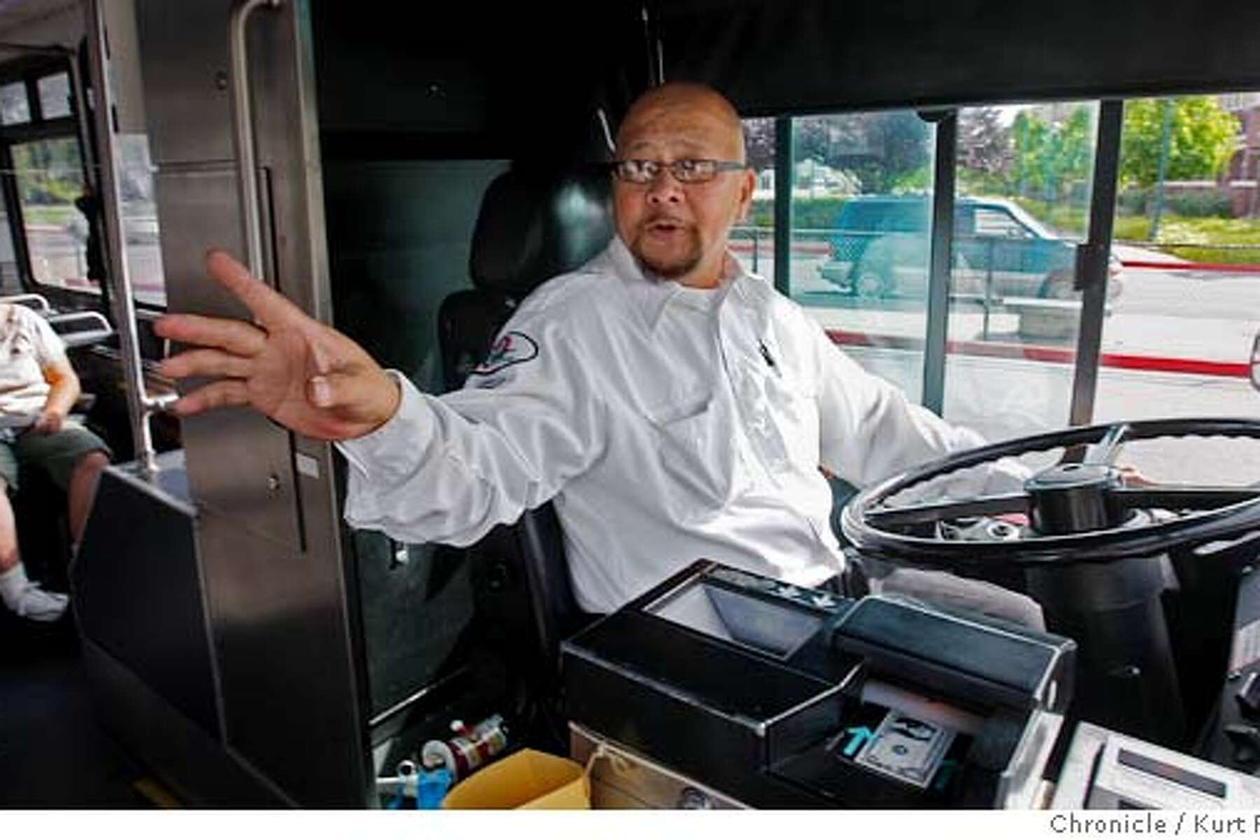 Top bus driver followed a winding path