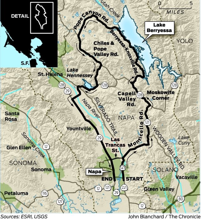 Sunday Drive: Napa/Berryessa Loop