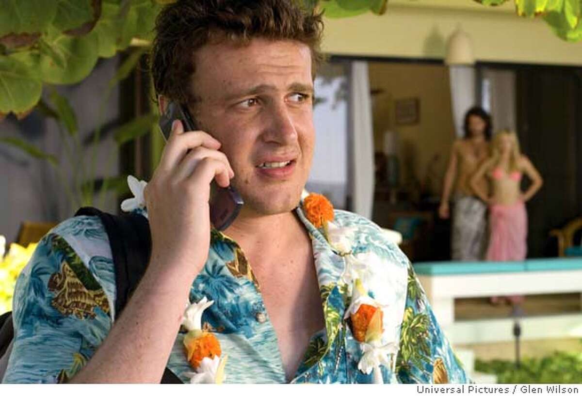 In this image released by Universal Pictures, Jason Segel is shown in a scene from "Forgetting Sarah Marshall" (AP Photo/Universal Pictures, Glen Wilson) ** NO SALES **
