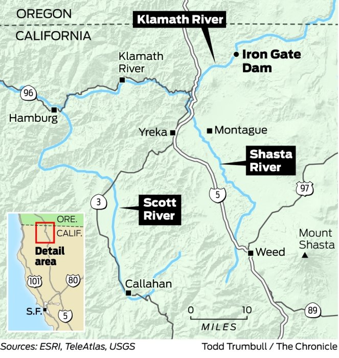 Key salmon spawning rivers all but dry